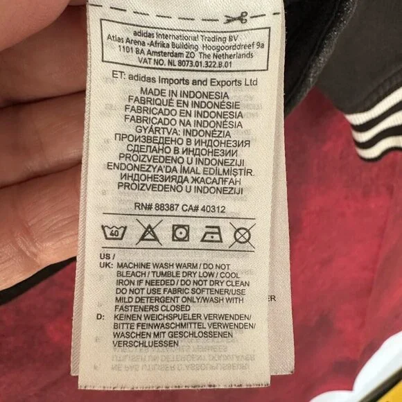 ADIDAS MEN'S GRAY & DARK GRAY HOODIE THREE -STRIPES ON THE CUFFS, L (LARGE) - Picture 12 of 13